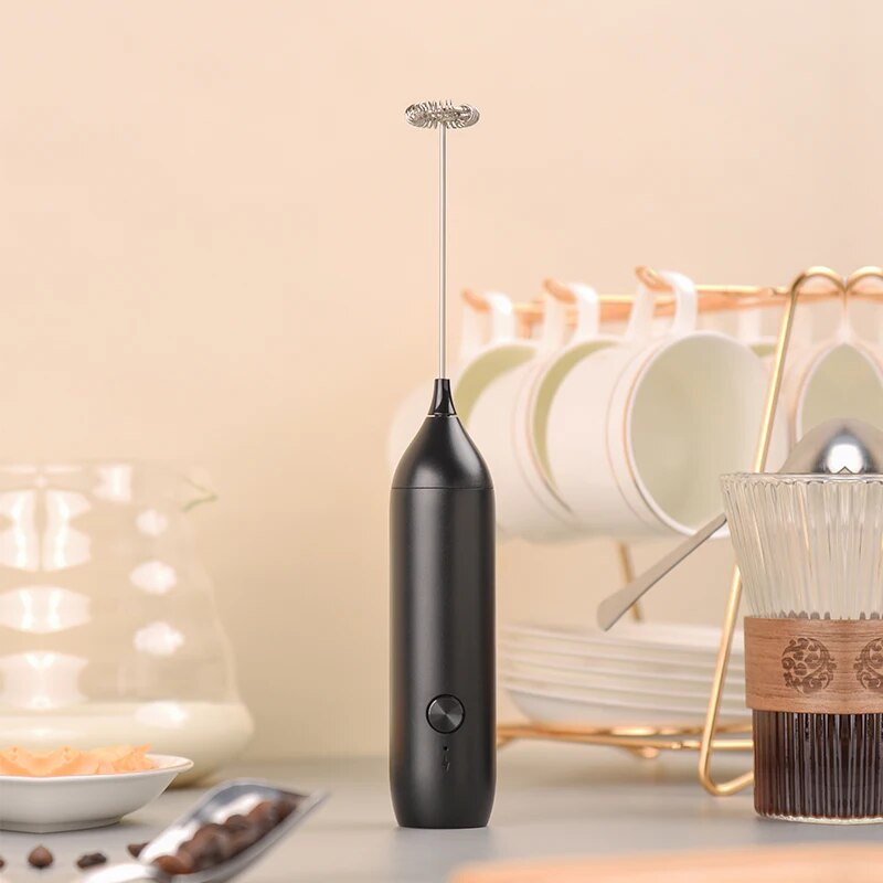 Portable Blender Usb Rechargeable - 電動ミルク泡立て器コーヒー泡立て器USB-C充電式電動泡立て器強力なミニドリンクミキサー