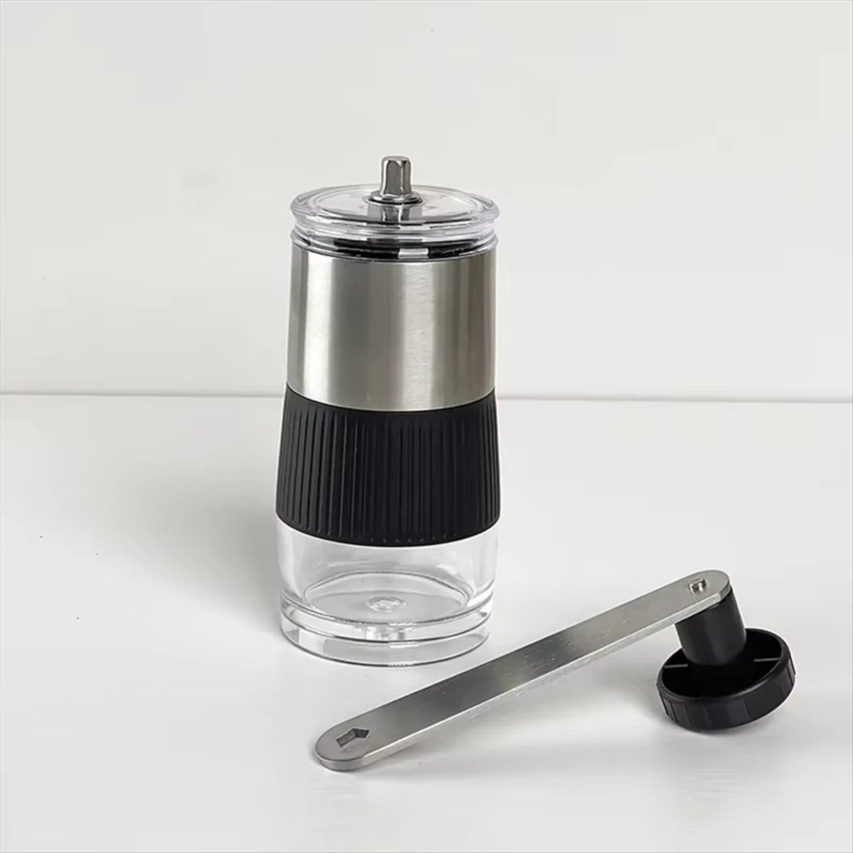 Coffee Bean Grinder Electric - 【3093人気商品】手動コーヒーグラインダー - セラミック研磨コア付きステンレススチール、手回し豆挽き器、コンパクトで持ち運び可能