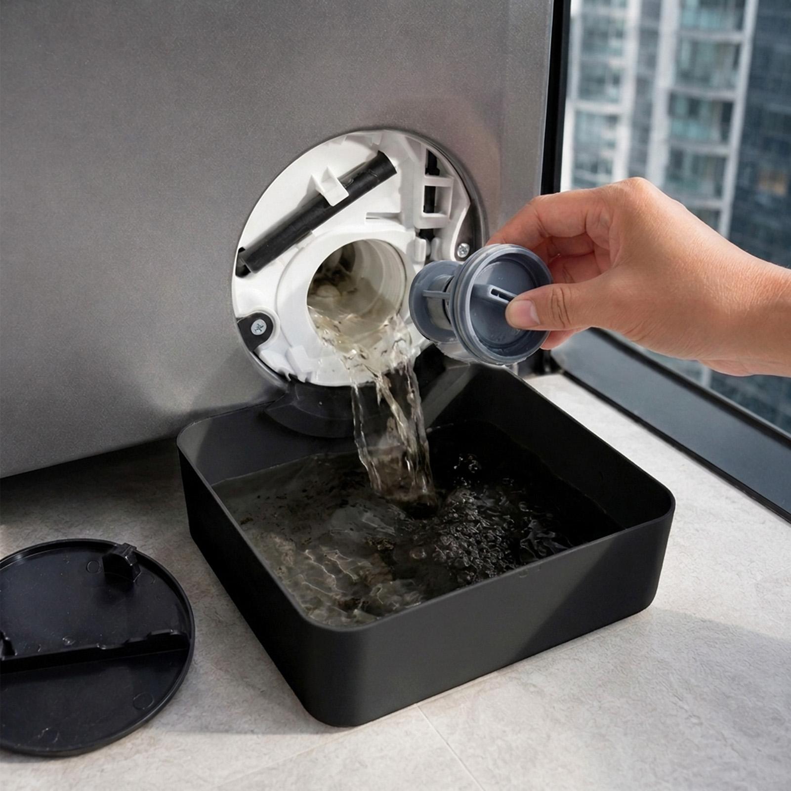 洗濯機排水トレイ、水受けボックス、漏れ防止トレイ、糸くずフィ - Home Appliances のレビューと価格