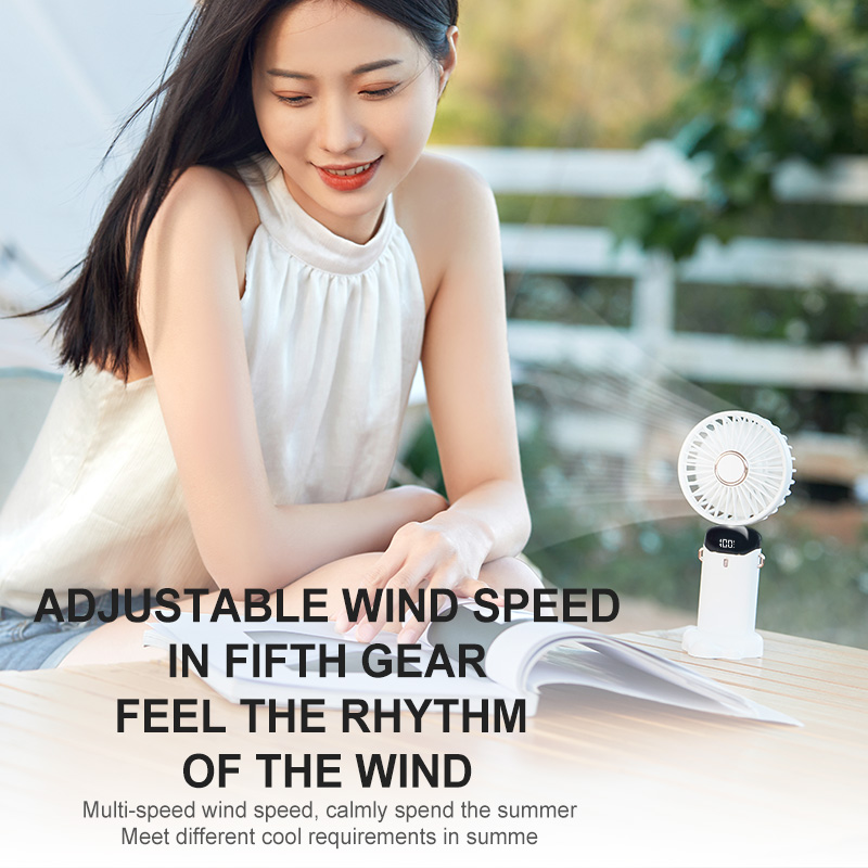5段階風量調節、LEDライト付き、USB充電式、小型折りたた - Portable Blender Usb Rechargeable のレビューと価格