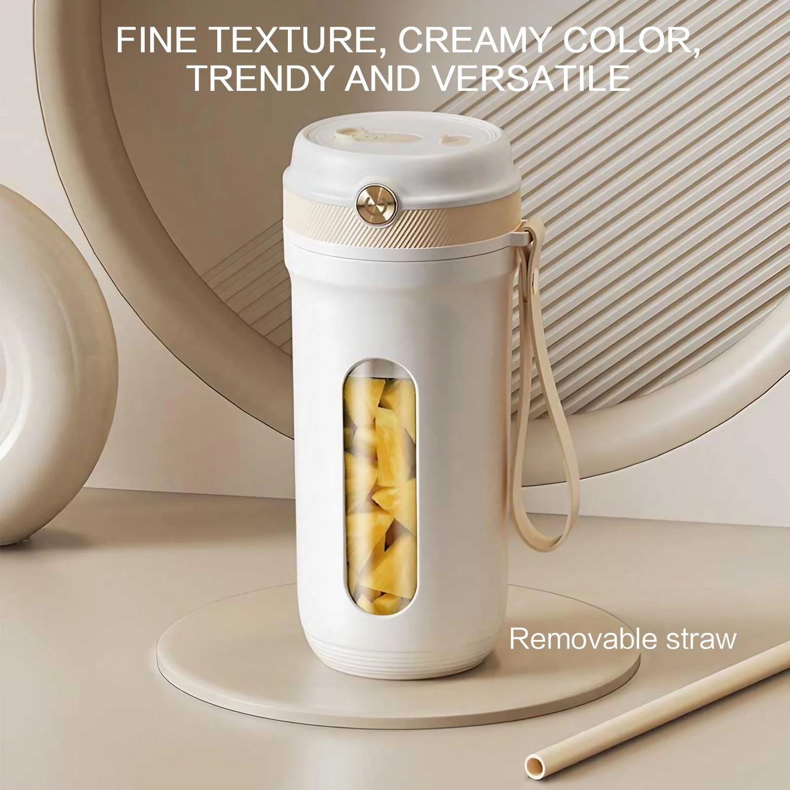 USB充電式電動ジューサーカップ。取り外し可能なストロー付き - Portable Blender Usb Rechargeable のレビューと価格