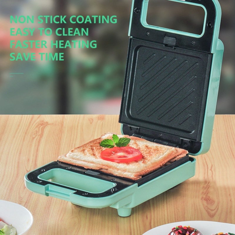 家庭用ミニ自動朝食マシン多機能ワッフルサンドイッチメーカーグ - Mini Waffle Maker Machine のレビューと価格