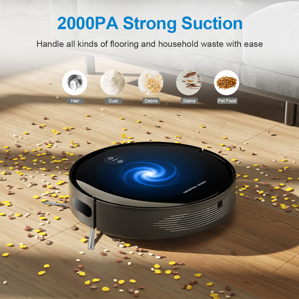 スマートロボット掃除機 自動充電 2-in-1 スイープモッ - Small Appliances のレビューと価格