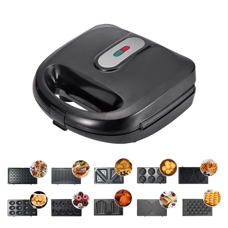 220/110V 家庭用電化製品 10 in 1 サンドイッ - Mini Waffle Maker Machine のレビューと価格